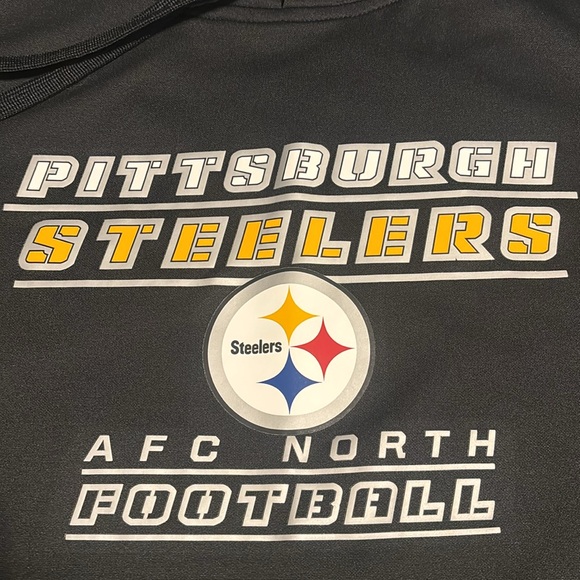 Men’s Large Black Pittsburgh Steelers Hoodie - Picture 2 of 3